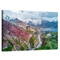 Mount Lenin Glacial Valley Wall Art