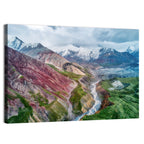 Mount Lenin Glacial Valley Wall Art