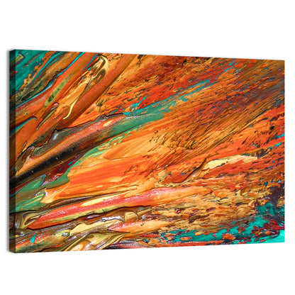 Flowing River Abstract Wall Art