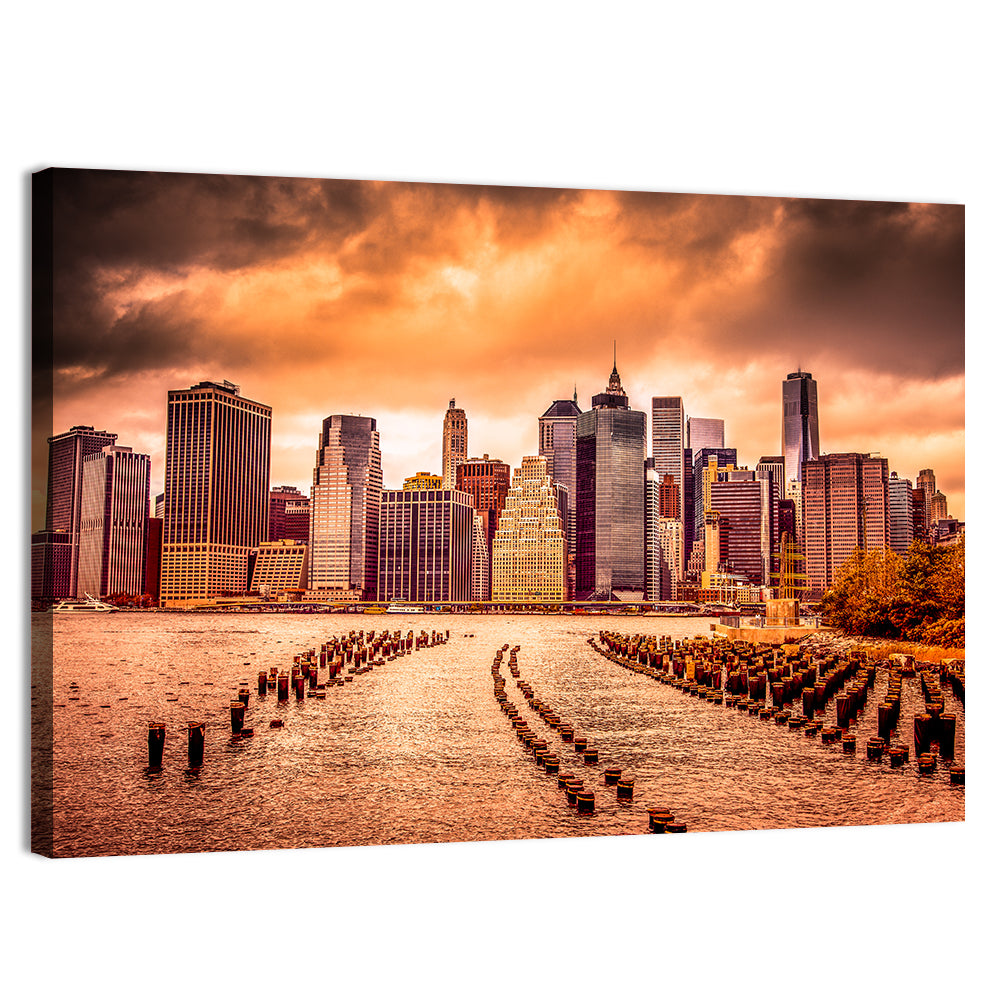 Lower Manhattan Financial District Wall Art