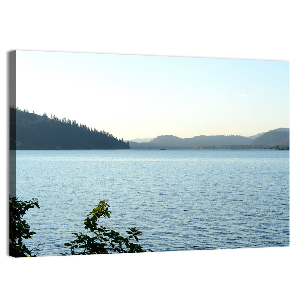 Lake Chatcolet Wall Art, canvas print, landscape