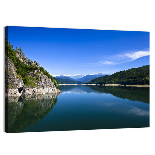 Calm Mountains Lake Wall Art