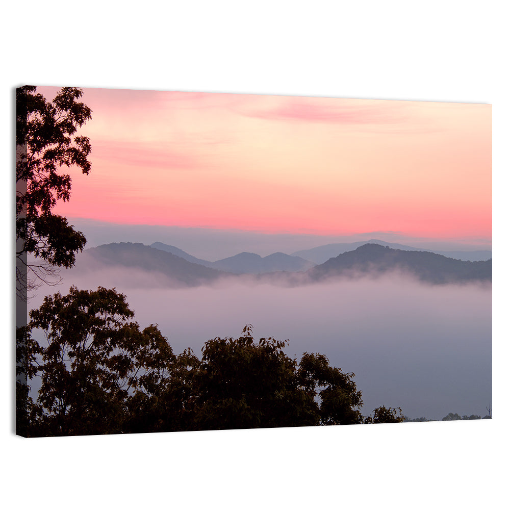 Smogy Foothills Dawn Wall Art, canvas print, landscape