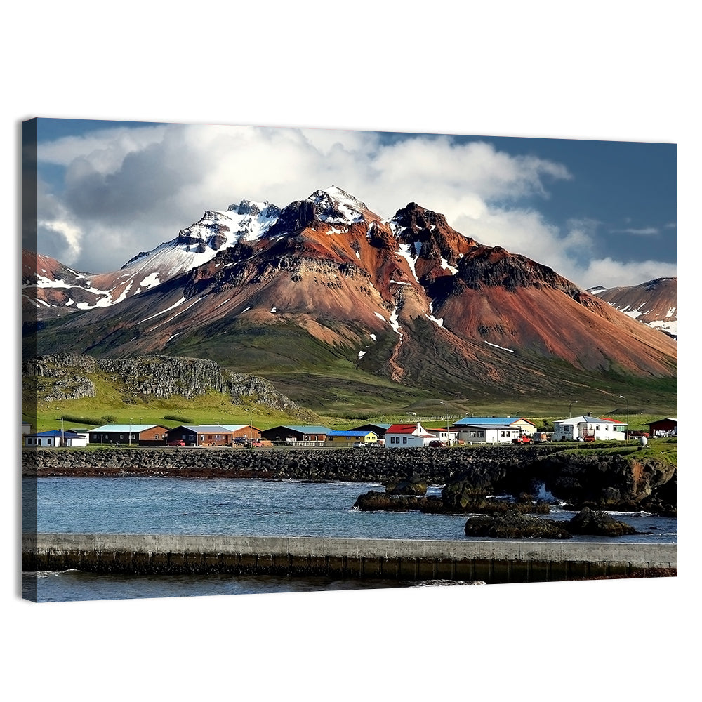 East Fjords Harbor Village Wall Art