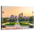 Des Moines Golden Hour Skyline Wall Art