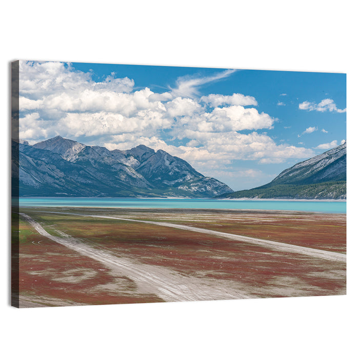 Douglas Fir Trail to Turquoise Lake Wall Art as a canvas print