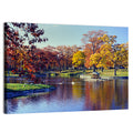 Deering Oaks Autumn Pond Wall Art