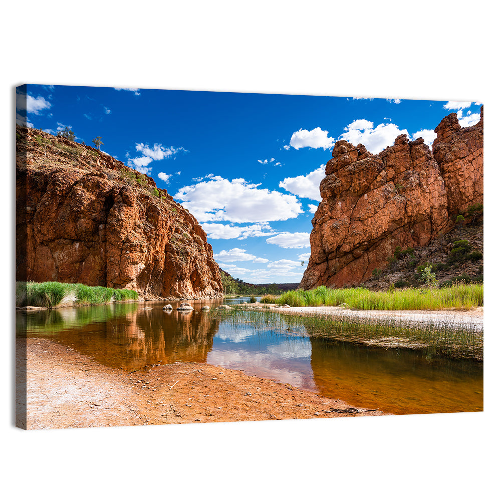 Glen Helen Gorge Wall Art, canvas print, landscape