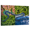 Four Seasons Winding Road Wall Art