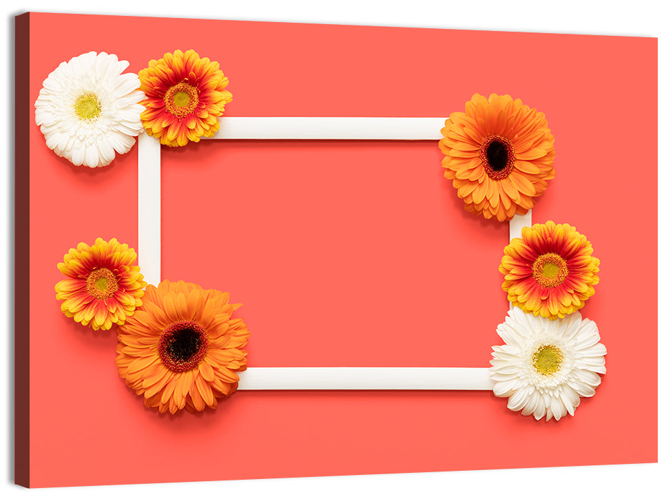Handwritten Gerbera Greeting Wall Art