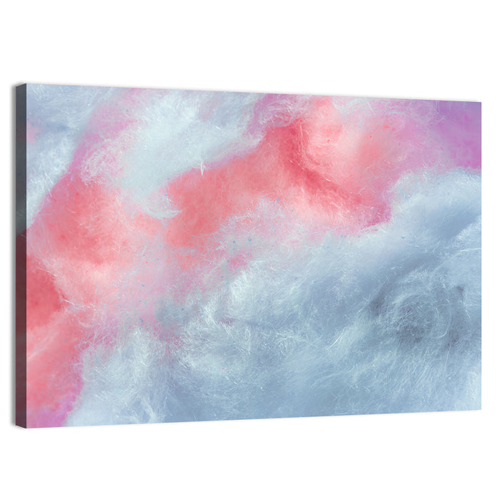 Spun Sugar Abstract Wall Art as a canvas print