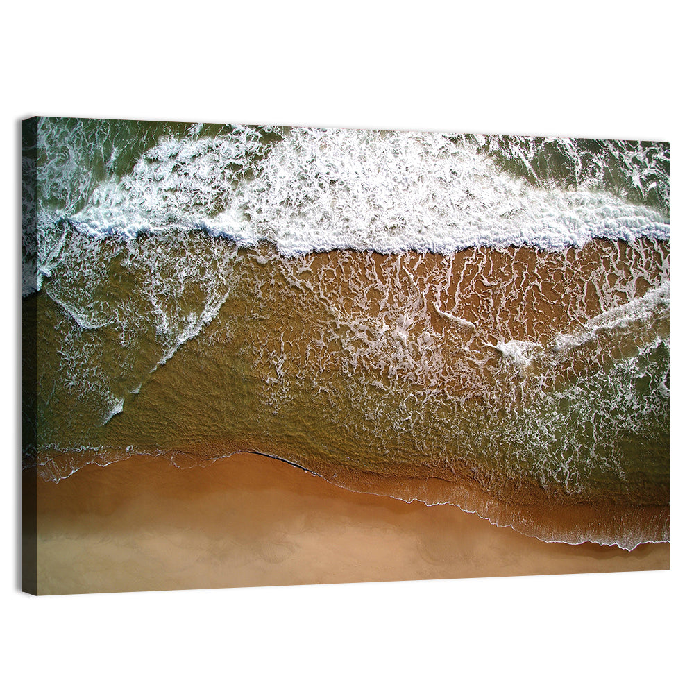 Misquamicut Beach Aerial View Wall Art