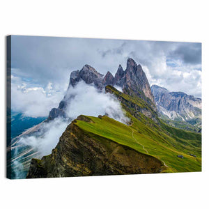 Seceda Peak Italy Wall Art