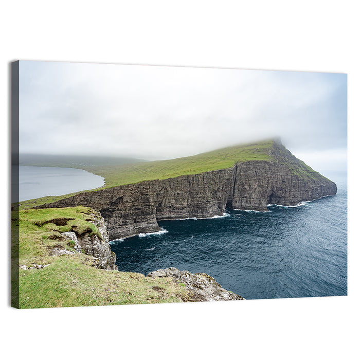 Tralanipan Cliffs Wall Art as a canvas print