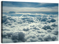 Aerial View Above Clouds Wall Art