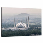 Faisal Mosque Over Margalla Hills Wall Art