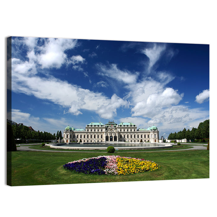 Upper Belvedere Palace Vienna Wall Art as a canvas print
