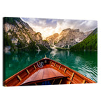 Boat Bow at Lago Di Braies Wall Art
