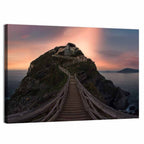Clifftop Walkway in Galicia Wall Art