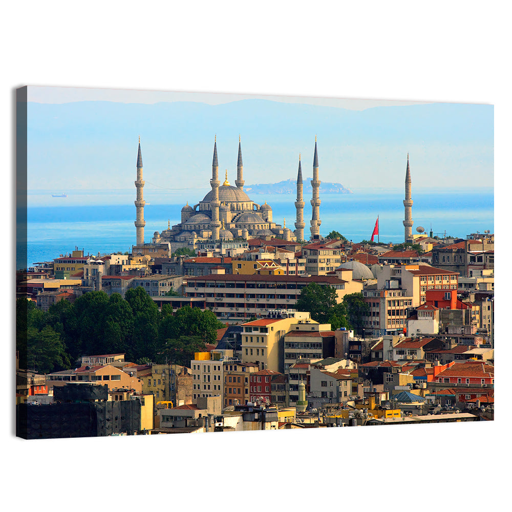 Sultan Ahmed Mosque Skyline Wall Art