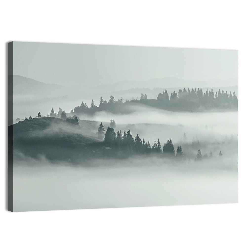 Carpathian Morning Mist Wall Art