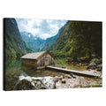 Cabin on Lake Obersee Wall Art