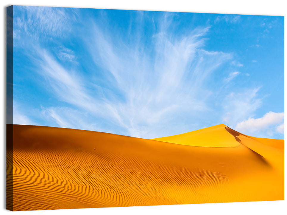 Rippled Sahara Dunes Wall Art, canvas print, landscape