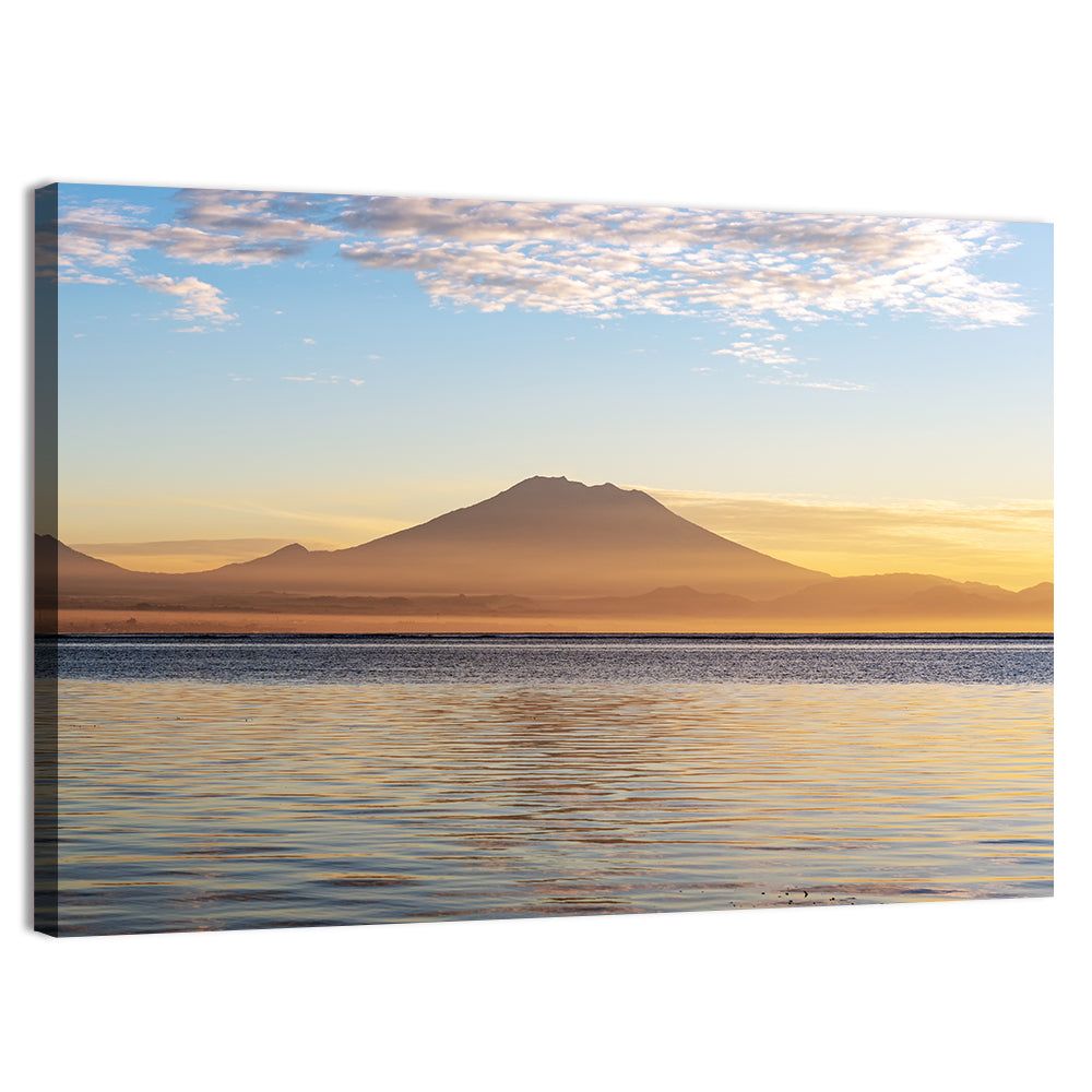 Mount Agung Sunrise Wall Art, canvas print, landscape