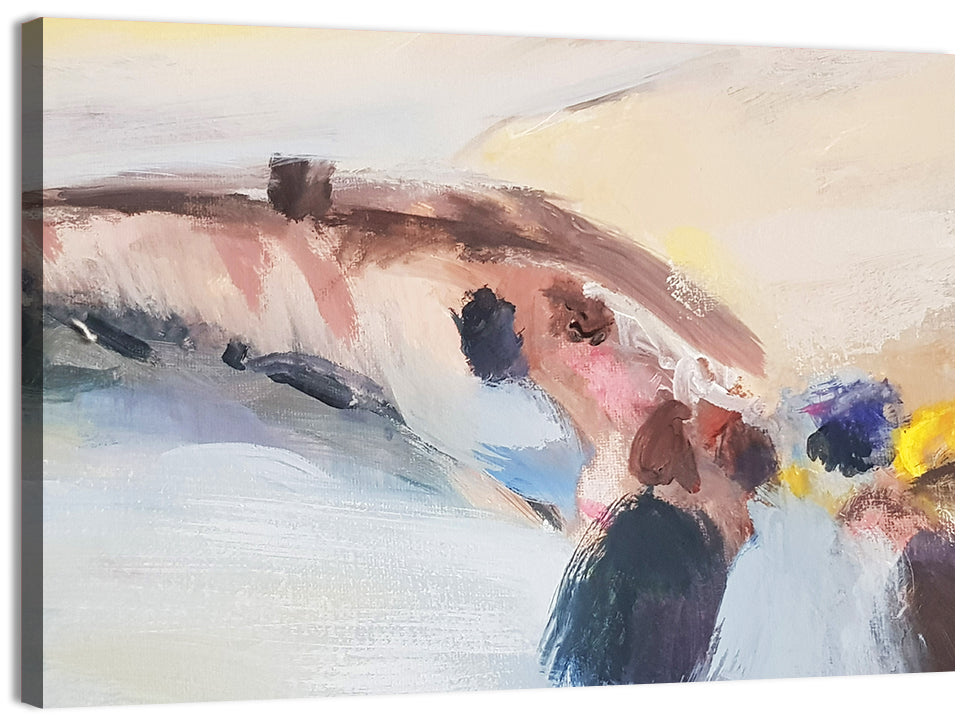 Abstract Mountain Waterfall Wall Art