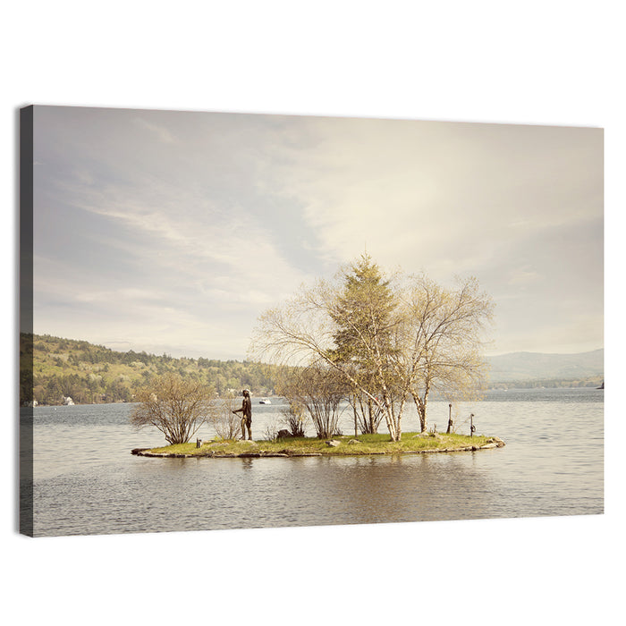 Lake Winnipesaukee Wall Art as a canvas print