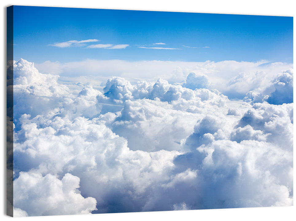 Aerial Cloudscape Wall Art, canvas print, landscape