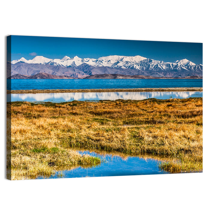 Karakul Lake Reflections Wall Art as a canvas print