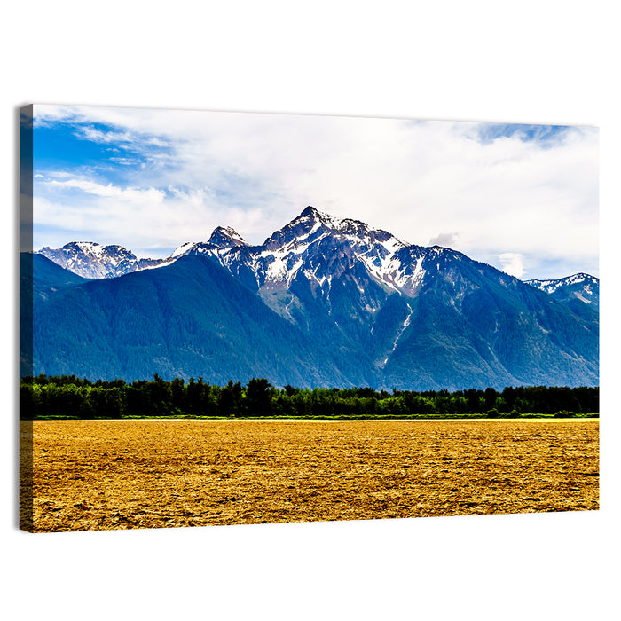 Cheam Mountain Peak Wall Art as a canvas print