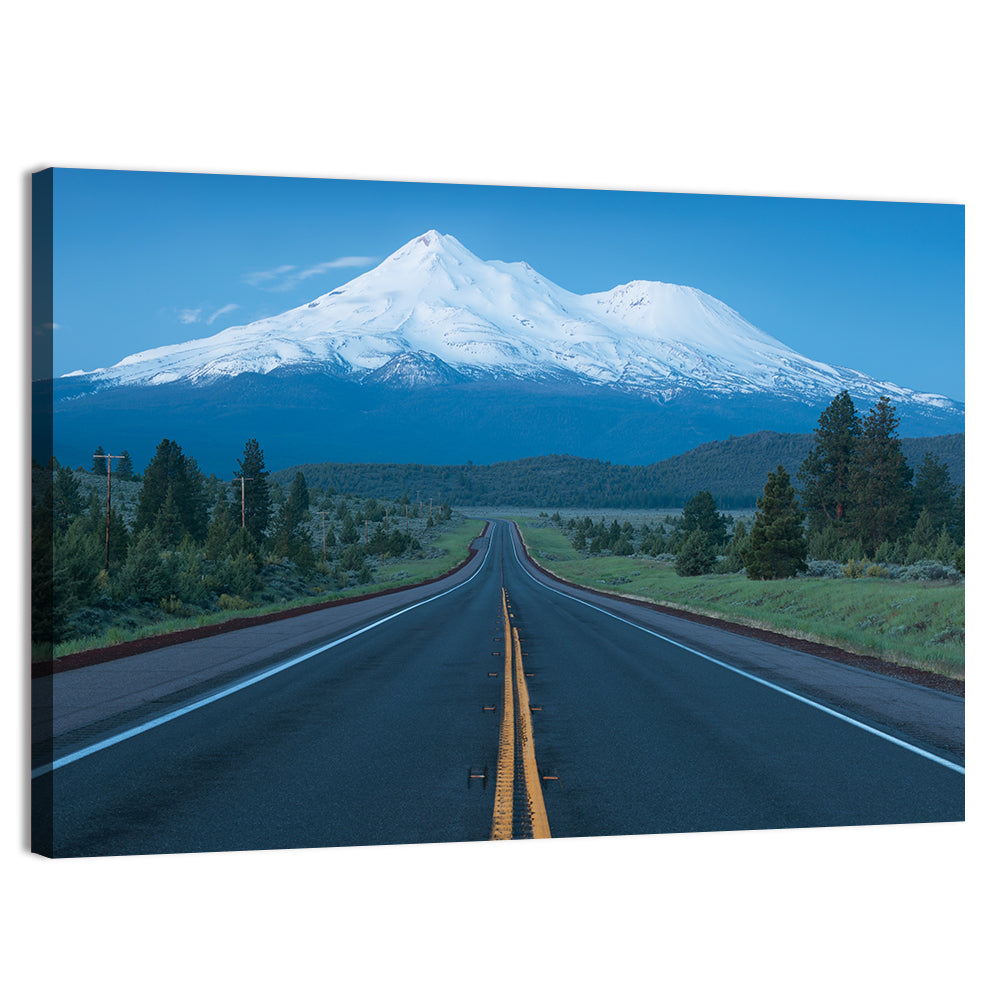Road to Mount Shasta Wall Art