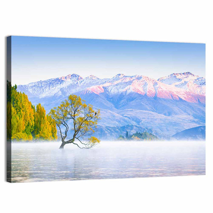 That Wanaka Tree at Dawn Wall Art as a canvas print