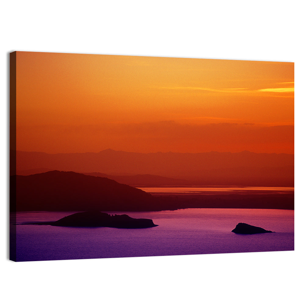 Lake Titicaca Sunset Wall Art