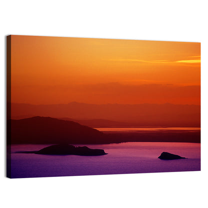Lake Titicaca Sunset Wall Art