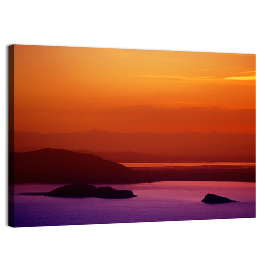 Lake Titicaca Sunset Wall Art