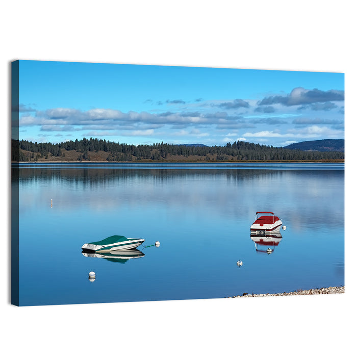 Jenny Lake Reflections Wall Art as a canvas print