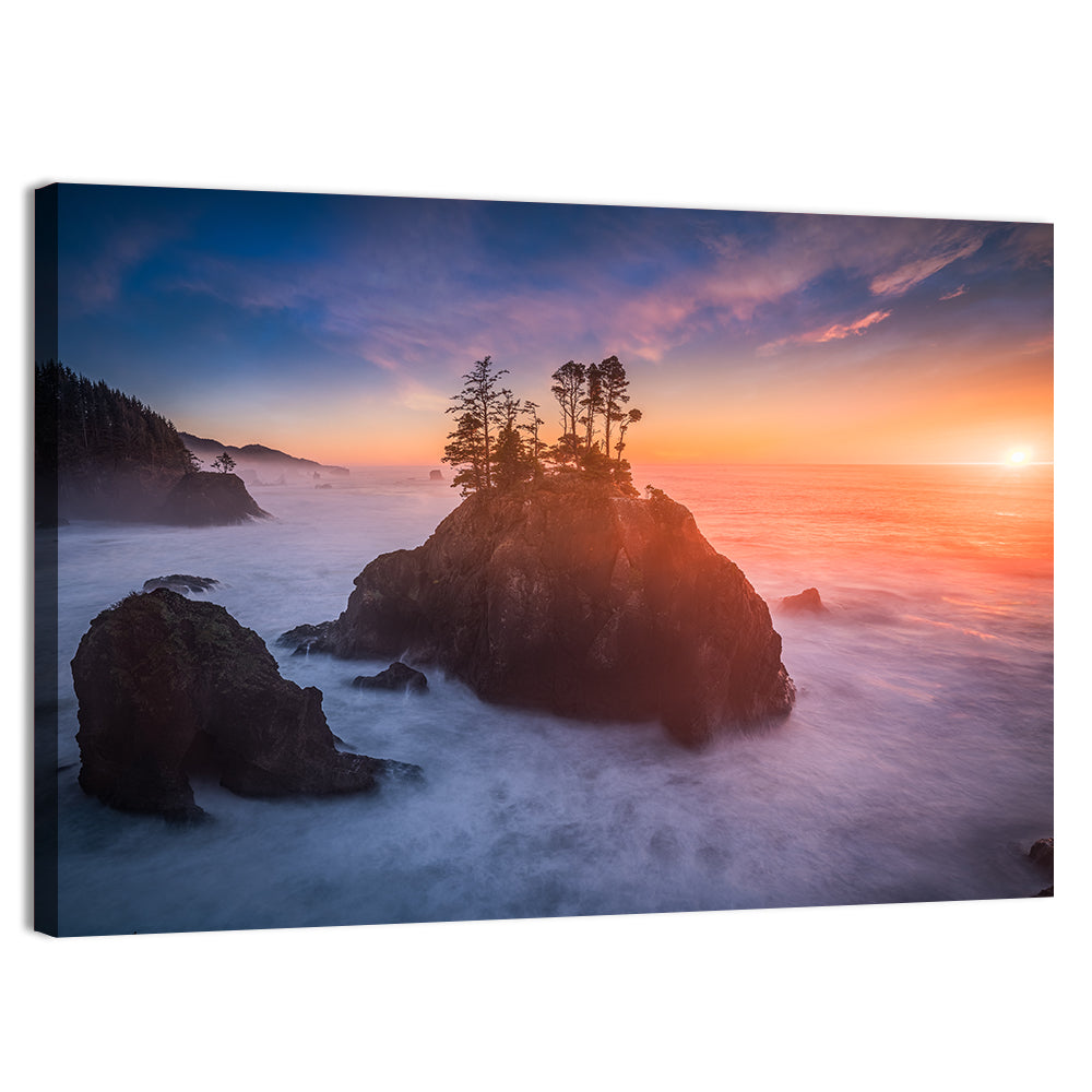 Secret Beach Sunset, Oregon Wall Art