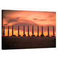 Shaman Pillars at Dusk Wall Art