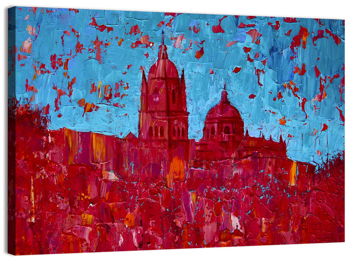 New Cathedral of Salamanca Wall Art as a canvas print