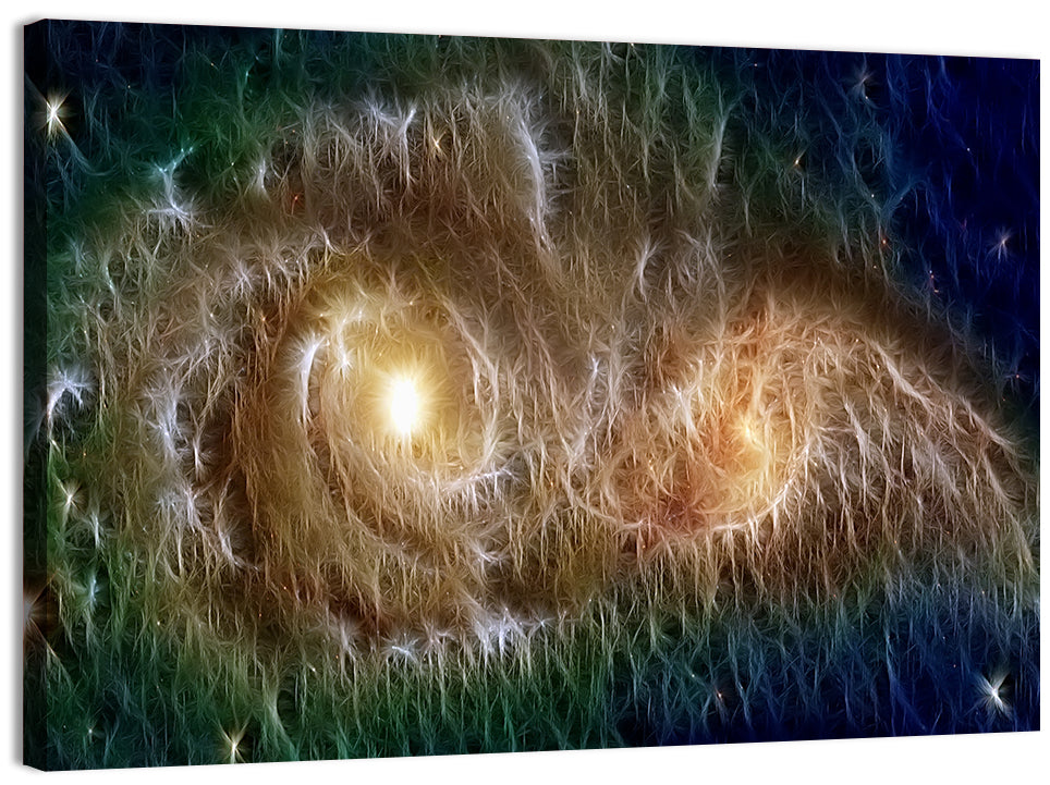 Infinite Universe and Galaxies Wall Art, canvas print, landscape