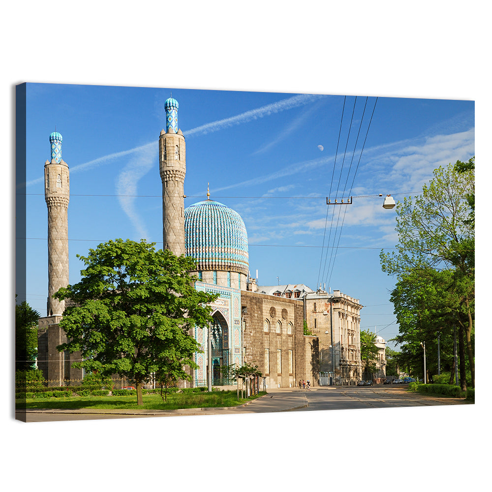 Saint Petersburg Mosque Blue Dome Wall Art