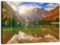 Lago Di Braies Sunrise Wall Art