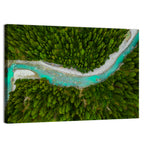 Inn River Aerial View Wall Art