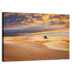 Sahara Camel Rider at Sunset Wall Art