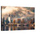 Lake Bohinj Foggy Morning Wall Art