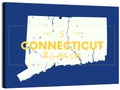 Connecticut State Silhouette Wall Art