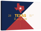 Lone Star State Map Wall Art